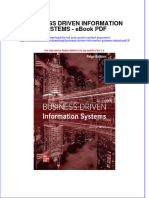 Full Download Book Business Driven Information Systems 2 PDF