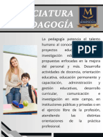 Plan de Estudios Lic en Pedagogía