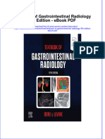 Full Download Book Textbook of Gastrointestinal Radiology 5Th Edition PDF