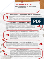 Infografía proceso investigación criminología recortes papel rojo y marrón (4)