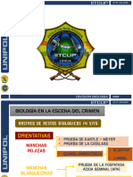 Pruebas Orientativas de Campo Rastreo de Manchas Hematicas