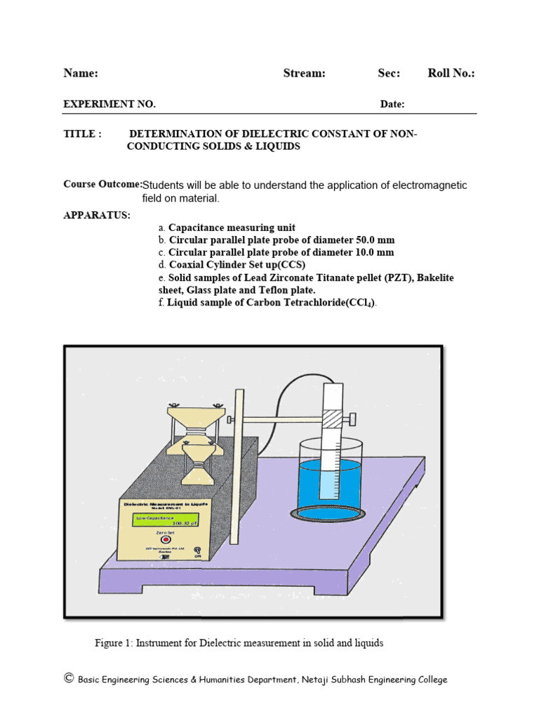 Dielectric Constant CO Modified | PDF | Capacitor | Dielectric