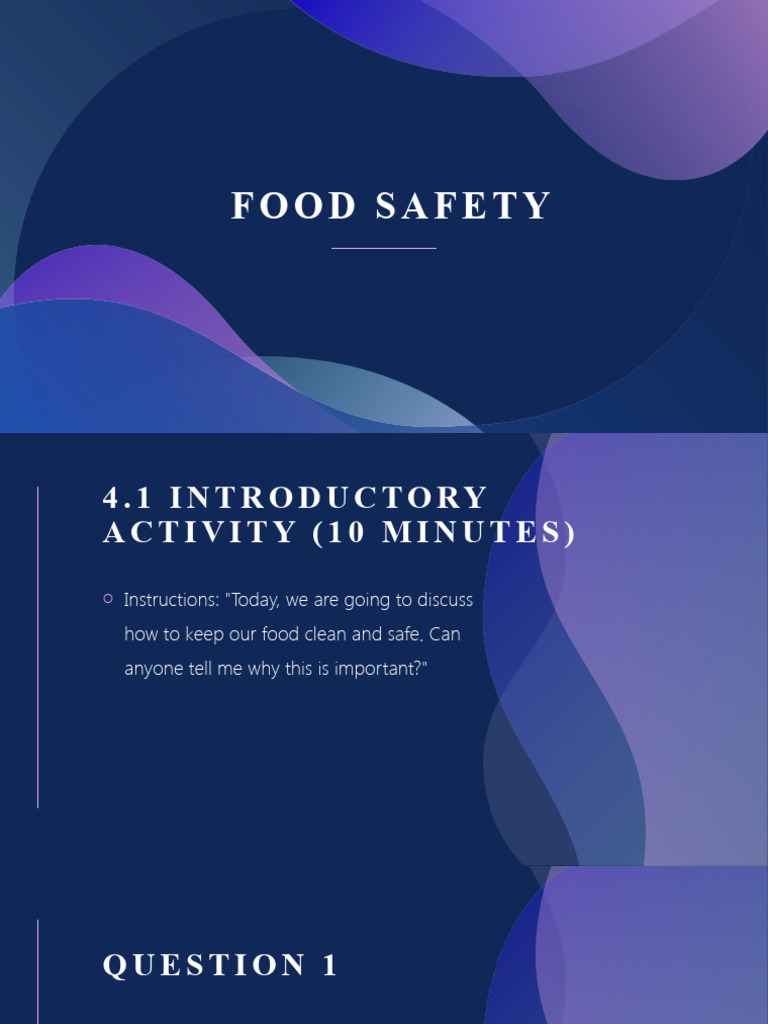 Keeping Food Clean And Safe Pdf Food Safety Foods