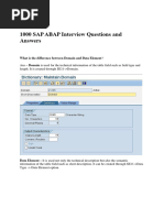 SAP ABAP Interview Questions and Answers