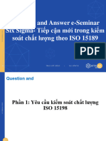Thao Luan Va Giai Dap Thac Mac (Q&A) - Seminar Six Sigma