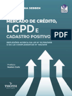 Mercado de Crédito, LGPD e Cadastro Positivo - Naiara Anna Sebben