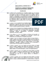 Regulación ARCONEL 001 - 17 Procedimiento para Refacturaciones