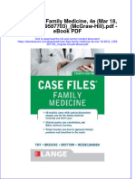 Full download book Case Files Family Medicine 4E Mar 18 2016_1259587703_Mcgraw Hill Pdf pdf