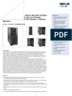 Smartonline SVX Series 30kva 400/230V 50/60Hz Modular Scalable 3-Phase On-Line Double-Conversion Small-Frame Ups System, 3 Battery Modules