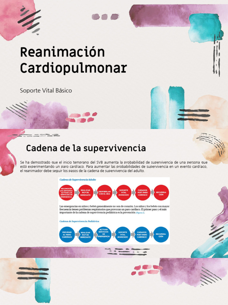 Guía de RCP y SVB para Adultos y Niños | PDF | Reanimación ...