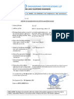 TPI Certificate for Lifting Equipment | PDF | Manufactured Goods | Machines