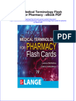 Full Download Book Lange Medical Terminology Flash Cards For Pharmacy PDF