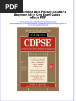 cipm certified information privacy manager all in one exam guide