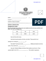 2023 P3 English Weighted Assessment 1 Henry Park