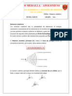 Química 3ero Sec - Números Cuánticos