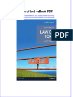 Full download book Law Of Tort Pdf pdf