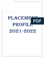 Placement Profile 2021-2022