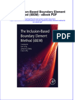Full Download Book The Inclusion Based Boundary Element Method Ibem PDF