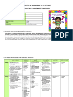 4 Años - Proyecto de Aprendizaje N°13