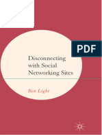 Disconnecting With Social Networking Sites - Ben Light (Auth.) - Zhelper-Search