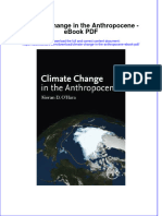 Full download book Climate Change In The Anthropocene Pdf pdf