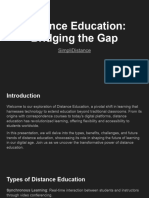 Distance Education - Bridging The Gap - SimpliDistance