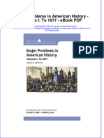 Full download book Major Problems In American History Volume I To 1877 Pdf pdf