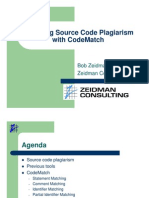 Detecting Source Code Plagiarism With CodeMatch