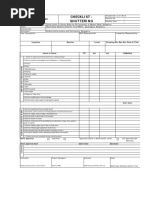 Checklist For Shuttering Work (Civil)