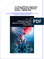 Full Download Book Combination Drug Delivery Approach As An Effective Therapy For Various Diseases PDF