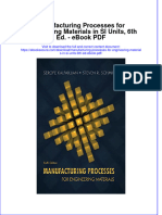 Deocument - 280full Download Book Manufacturing Processes For Engineering Materials in Si Units 6Th Ed PDF