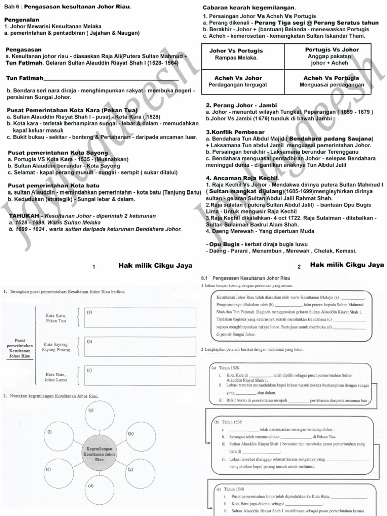 Bab 6 Form 2 | PDF