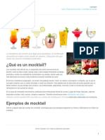 Mocktails Cocteles Sin Alcohol