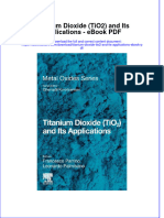 Full download book Titanium Dioxide Tio2 And Its Applications Pdf pdf