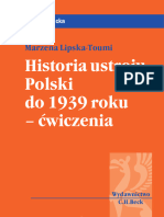 Marzena Lipska Historia Ustroju Polski Do 1939