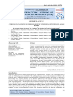 AYURVEDIC MANAGEMENT OF CIRRHOSIS OF LIVER WITH PORTAL HYPERTENSION - A CASE REPORT