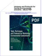 Full Download Book Tools Techniques and Protocols For Monitoring Environmental Contaminants PDF