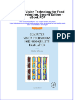 Full Download Book Computer Vision Technology For Food Quality Evaluation Second Edition PDF