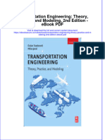 Full download book Transportation Engineering Theory Practice And Modeling 2Nd Edition Pdf pdf