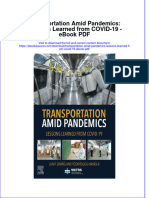 Full Download Book Transportation Amid Pandemics Lessons Learned From Covid 19 PDF