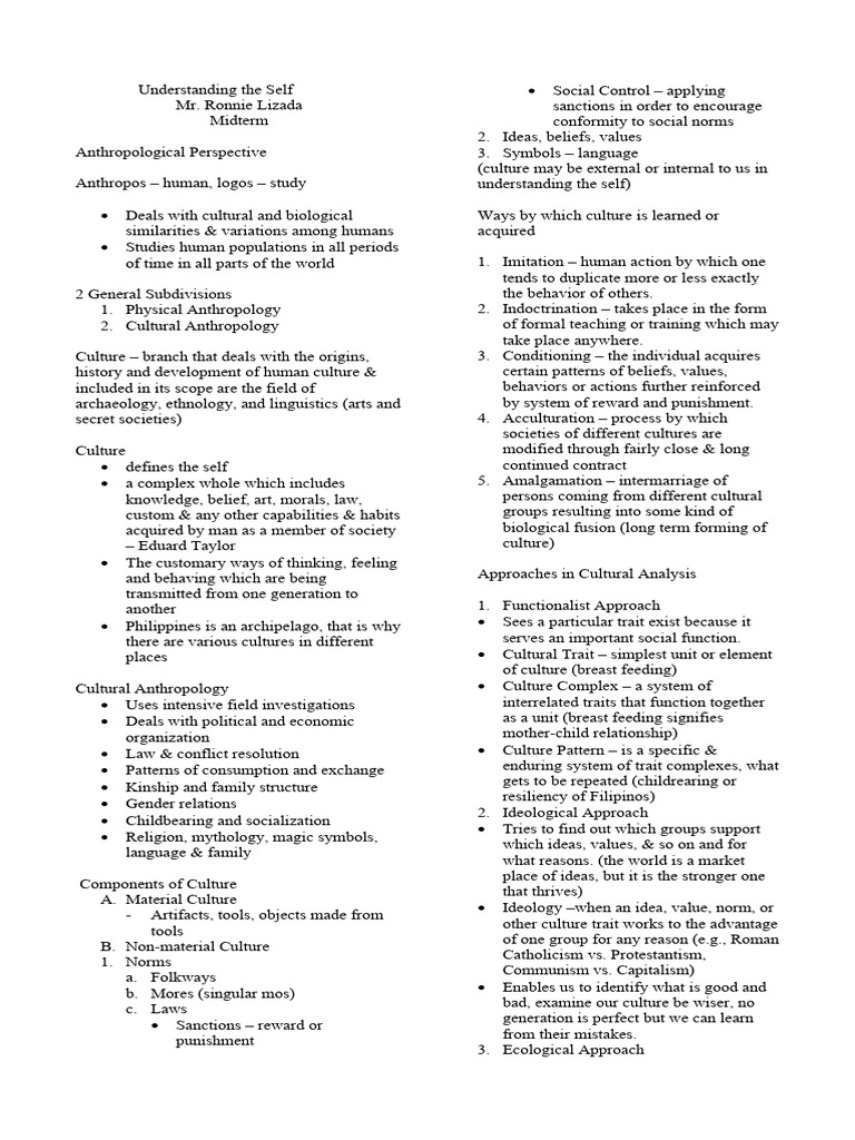 Uself Rev | PDF | Socialization | Society