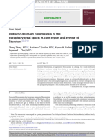 Pediatric Desmoid Fibromatosis of The