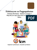 Esp4 - q3 - Mod6 - Mag-Recycle Ang Lahat para Sa Magandang Bukas - v2