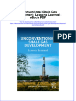 Full download book Unconventional Shale Gas Development Lessons Learned Pdf pdf