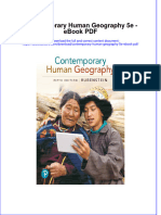 Full Download Book Contemporary Human Geography 5E PDF