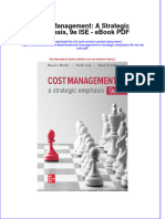 Full download book Cost Management A Strategic Emphasis 9E Ise Pdf pdf