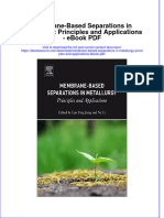 Full download book Membrane Based Separations In Metallurgy Principles And Applications Pdf pdf