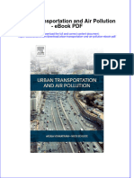 Full Download Book Urban Transportation and Air Pollution PDF