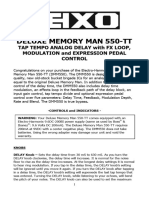 Deluxe Memory Man Tap Tempo 550