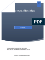 Tema I. El Hombre, Ser Personal. El Concepto de Persona